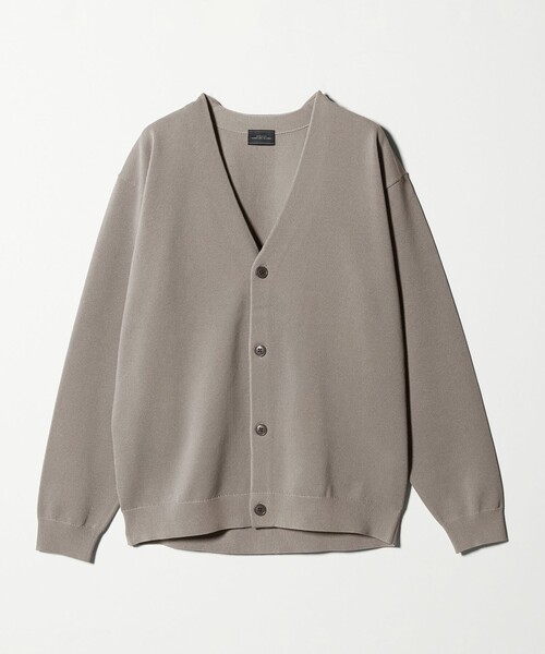 green label relaxing(グリーンレーベルリラクシング)の「ポリエステル リンクス Vネック カーディガン(カーディガン/ボレロ・メンズ・グレー系/ブラック/オリーブ・S/L/XL/M)」の9枚目の写真