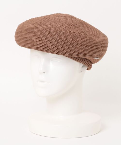 OVERRIDE（オーバーライド）の「OVERRIDE  REP TAM BERET / オーバーライド（ハンチング/ベレー帽・メンズ・ブラック/ネイビー/ブラウン・57~59cm）」の2枚目の写真