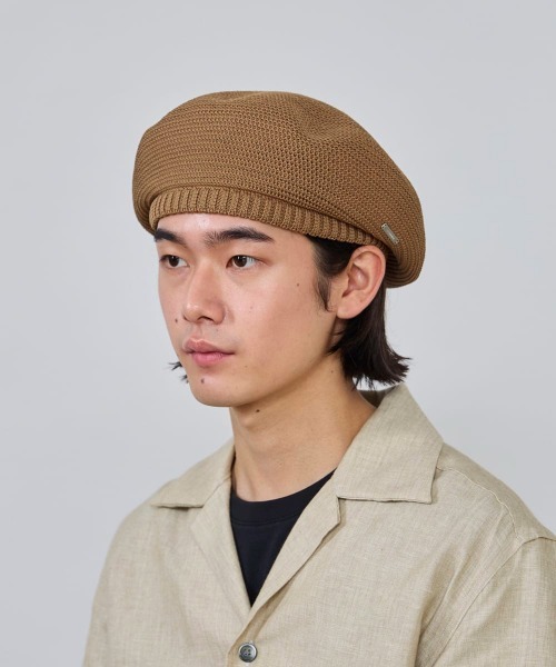 OVERRIDE(オーバーライド)の「OVERRIDE REP TAM BERET / オーバーライド(ハンチング/ベレー帽・メンズ・ブラック/ネイビー/ブラウン・57~59cm)」の9枚目の写真