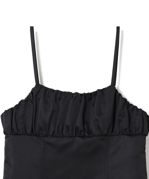 Ray BEAMS（レイビームス）の「サテン ミニ キャミソール ワンピース（ワンピース・レディース・ブラック/ブラウン・0/1）」の10枚目の写真