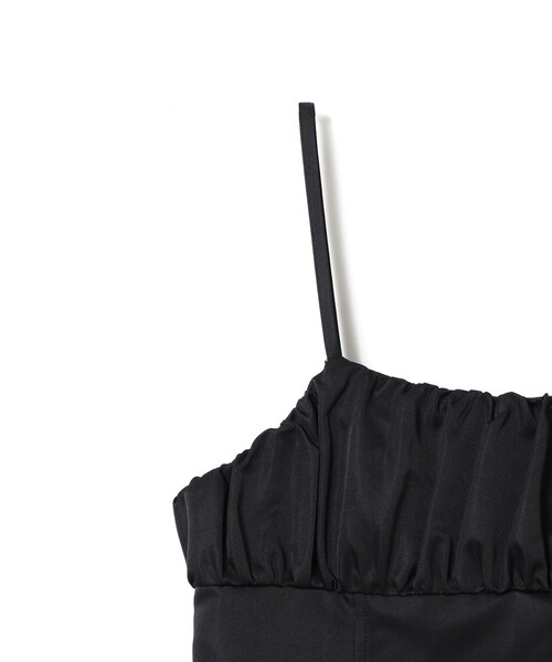 Ray BEAMS（レイビームス）の「サテン ミニ キャミソール ワンピース（ワンピース・レディース・ブラック/ブラウン・0/1）」の11枚目の写真