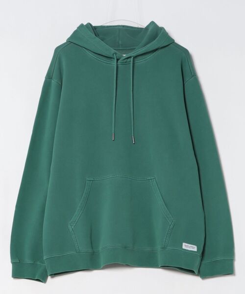 BANKS（バンクス）の「HOODIE/BANKS JOURNAL/バンクスジャーナル 無地プルオーバーパーカー（パーカー・メンズ・ベージュ/グリーン・MEDIUM/LARGE）」の2枚目の写真