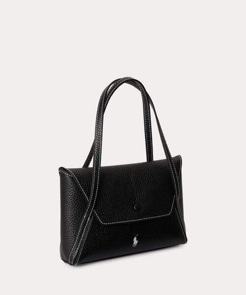 POLO RALPH LAUREN(ポロ ラルフ ローレン)の「Polo Play レザー ミニ エンベロープ バッグ(ハンドバッグ・レディース・ブラック系1・ONE)」の11枚目の写真