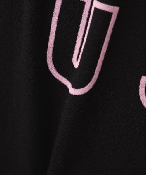 AVIREX（アヴィレックス）の「VARSITY LOGO MINI T-SHIRT（Tシャツ/カットソー・レディース・ブラック/ピンク/ホワイト・M/S）」の10枚目の写真