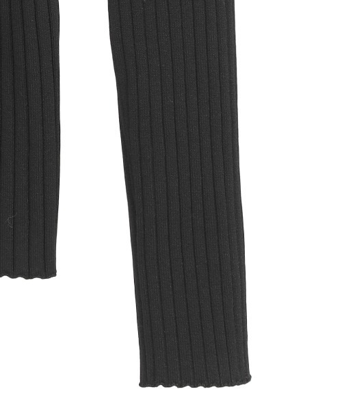 CLANE（クラネ）の「CLANE/クラネ/W FACE GOLD BUTTON KNIT TOPS（カーディガン/ボレロ・レディース・ブラック/アイボリー・1）」の11枚目の写真