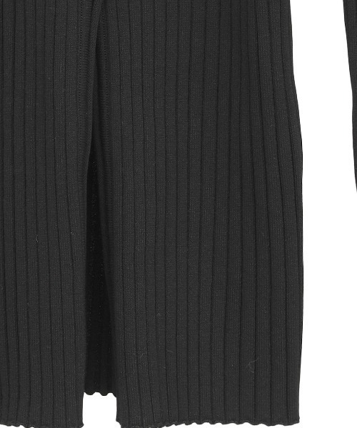 CLANE（クラネ）の「CLANE/クラネ/W FACE GOLD BUTTON KNIT TOPS（カーディガン/ボレロ・レディース・ブラック/アイボリー・1）」の12枚目の写真