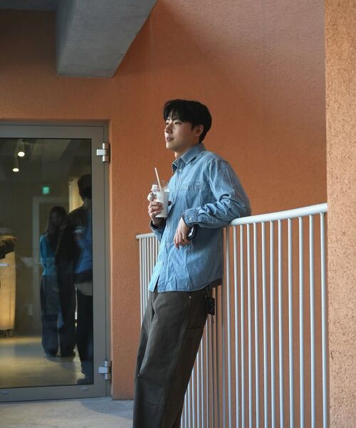 DECET（デケト）の「Relax Work Denim Shirts DCSH014Black（シャツ/ブラウス・メンズ・その他・SMALL/MEDIUM/LARGE）」の13枚目の写真