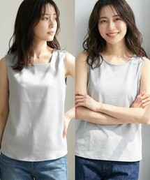 ANY SIS（エニィスィス）の「【2WAY】サテン タンクトップ（タンクトップ）」