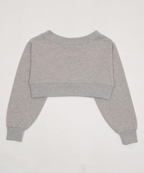 WEGO（ウィゴー）の「WEGO/【26年春新作】グラフィックオフショルショートスウェット（スウェット・レディース・杢グレー/その他1・FREE）」の20枚目の写真