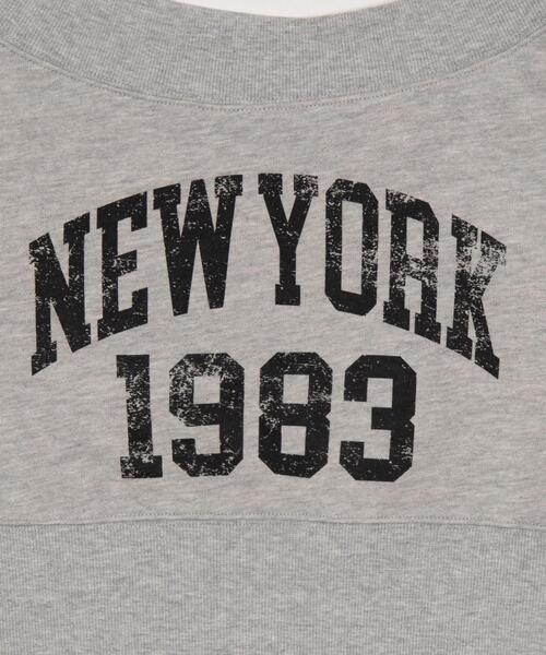 WEGO（ウィゴー）の「WEGO/【26年春新作】グラフィックオフショルショートスウェット（スウェット・レディース・杢グレー/その他1・FREE）」の22枚目の写真