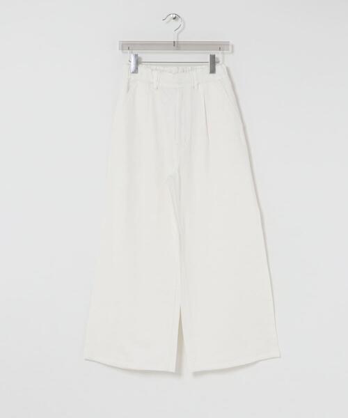 URBAN RESEARCH(アーバンリサーチ)の「『3サイズ展開』綿麻デニムイージーパンツ(デニムパンツ・レディース・ホワイト/ライトブルー・40/38/36)」の11枚目の写真