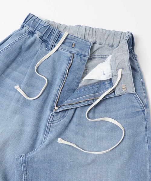 URBAN RESEARCH（アーバンリサーチ）の「綿麻デニムイージーパンツ（デニムパンツ・レディース・ホワイト/ライトブルー・40/38/36）」の21枚目の写真