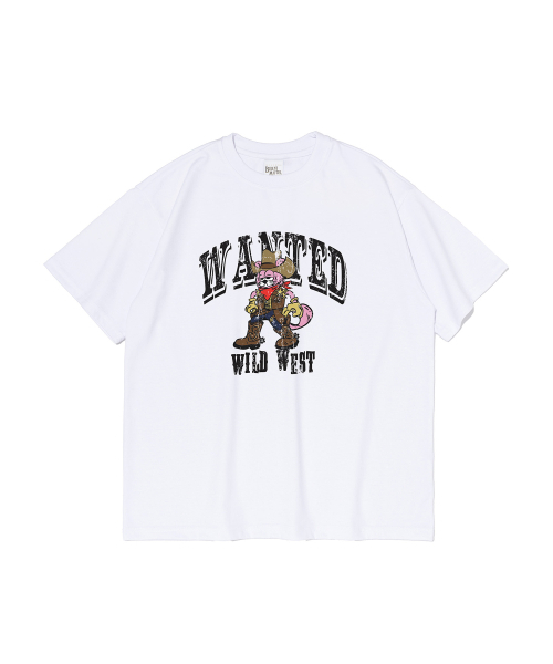 BERNI(ベルニ)の「ウォンティッドベルニ 半袖Tシャツ (ホワイト)(Tシャツ/カットソー・レディース・その他・MEDIUM/LARGE/X-LARGE/2XL/SMALL)」の1枚目の写真