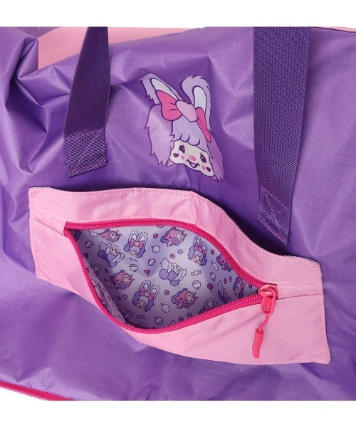 SAC'S BARJean(サックスバージーン)の「【しなこモンチッチ】 折りたたみボストンバッグL(ボストンバッグ・レディース・パープル・FREE)」の18枚目の写真