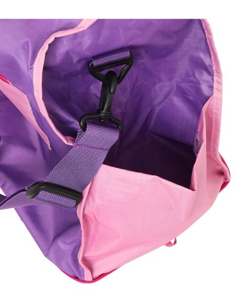 SAC'S BARJean(サックスバージーン)の「【しなこモンチッチ】 折りたたみボストンバッグL(ボストンバッグ・レディース・パープル・FREE)」の8枚目の写真