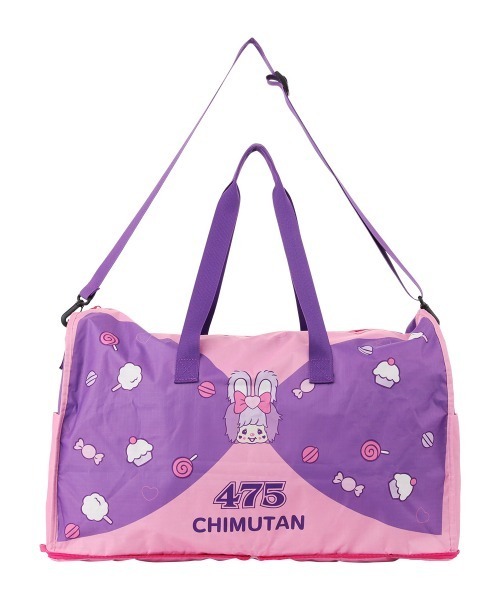 SAC'S BARJean(サックスバージーン)の「【しなこモンチッチ】 折りたたみボストンバッグL(ボストンバッグ・レディース・パープル・FREE)」の11枚目の写真
