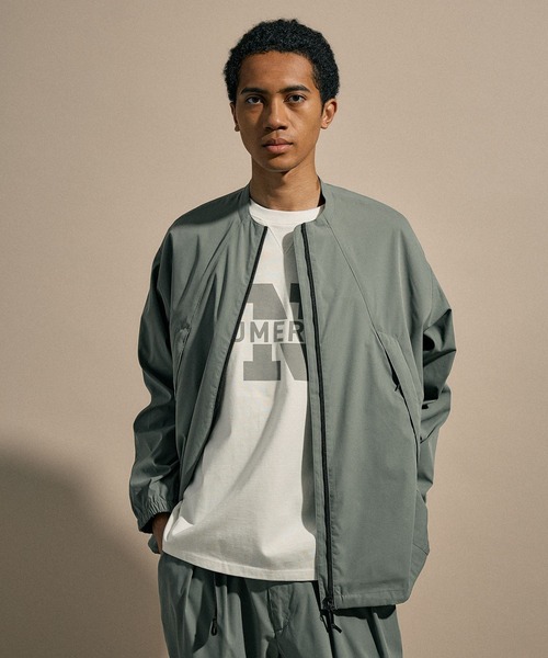 人気品★未使用級◎BY360MASTER　バルカラーブルゾン NUMERALS]COLLARLESS BLOUSON（ブルゾン）｜NUMERALS（ヌメラルズ）の