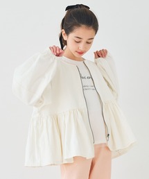 coca（coca）（コカ）の「キッズ 親子お揃いデニムギャザーアウター（デニムジャケット）」