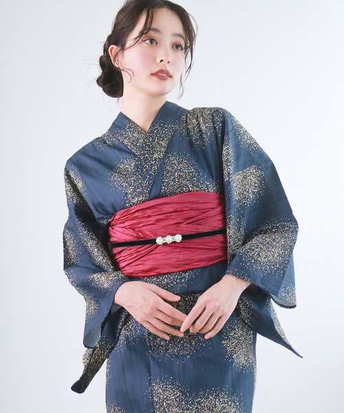 KYOETSU（キョウエツ）の「ベロア帯締め（和装小物・レディース・ブラック系その他/ホワイト系その他4/パープル系その他2/パープル系その他/ブラック系その他4/ホワイト系その他/ホワイト系その他2/ゴールド系その他4/ゴールド系その他3/ゴールド系その他2/レッド系その他4/ブラック系その他2/ゴールド系その他/レッド系その他3/レッド系その他/パープル系その他4/レッド系その他2/パープル系その他3/ブラック系その他3/ホワイト系その他3・ONE SIZE）」の6枚目の写真