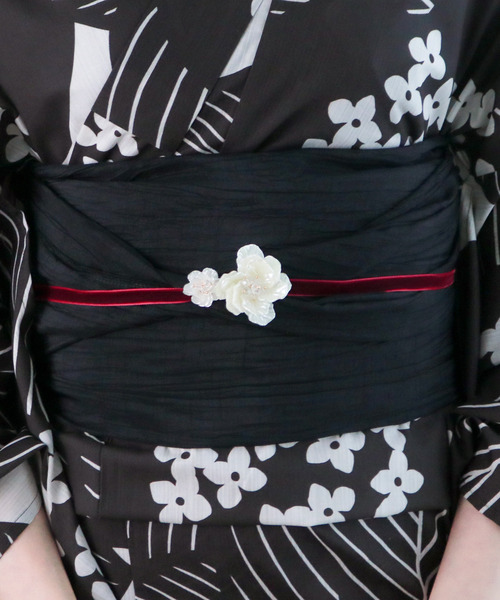 KYOETSU（キョウエツ）の「ベロア帯締め（和装小物・レディース・ブラック系その他/ホワイト系その他4/パープル系その他2/パープル系その他/ブラック系その他4/ホワイト系その他/ホワイト系その他2/ゴールド系その他4/ゴールド系その他3/ゴールド系その他2/レッド系その他4/ブラック系その他2/ゴールド系その他/レッド系その他3/レッド系その他/パープル系その他4/レッド系その他2/パープル系その他3/ブラック系その他3/ホワイト系その他3・ONE SIZE）」の22枚目の写真