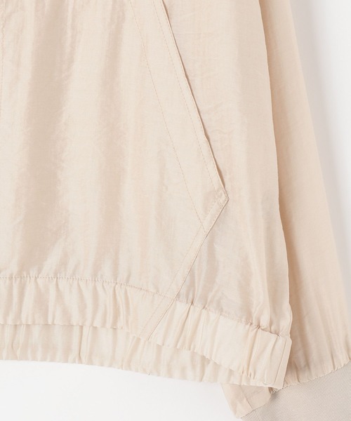 BAYFLOW（ベイフロー）の「[シルエット調整可能]シアーリブブルゾン（ブルゾン・レディース・サンドベージュ/ブラック/アイボリー・FREE）」の19枚目の写真