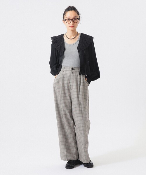 BEAMS BOY(ビームスボーイ)の「カットワーク ブラウス(シャツ/ブラウス・レディース・オフホワイト/ブラック・1/2)」の15枚目の写真