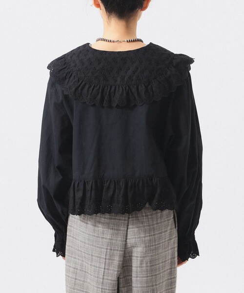 BEAMS BOY(ビームスボーイ)の「カットワーク ブラウス(シャツ/ブラウス・レディース・オフホワイト/ブラック・1/2)」の22枚目の写真