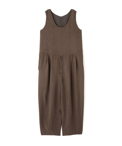 ETRE TOKYO(エトレトウキョウ)の「【先行予約限定 10%OFF】クルーネックキュプラタンクオールインワン(つなぎ/オールインワン・レディース・ブラック/ブラウン・S/M)」の16枚目の写真