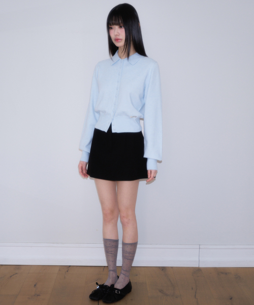 ROSEFRANTZ（ロゼフランツ）の「Frill Waist Pintuck Miniskirt [Black]（スカート・レディース・ブラック・SMALL/MEDIUM）」の5枚目の写真