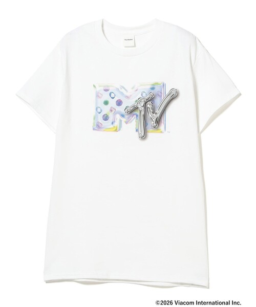 Ray BEAMS(レイビームス)の「【8/6 再値下げ】【別注】MTV DOT T-SHIRT(Tシャツ/カットソー・レディース・ホワイト・ONE SIZE)」の6枚目の写真