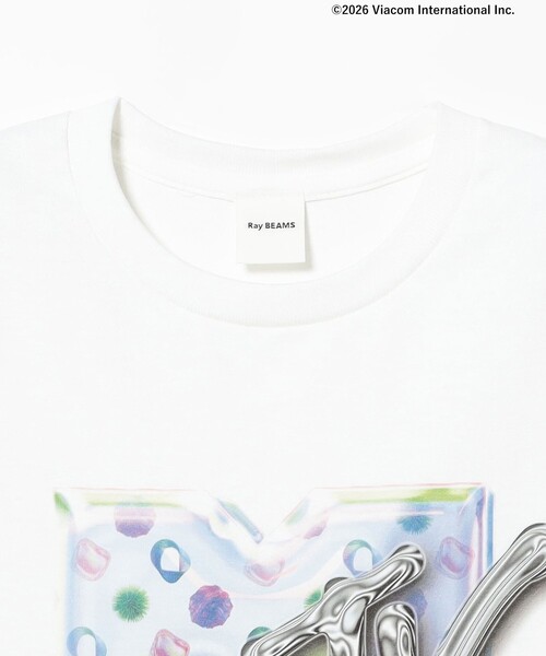 Ray BEAMS(レイビームス)の「【8/6 再値下げ】【別注】MTV DOT T-SHIRT(Tシャツ/カットソー・レディース・ホワイト・ONE SIZE)」の7枚目の写真