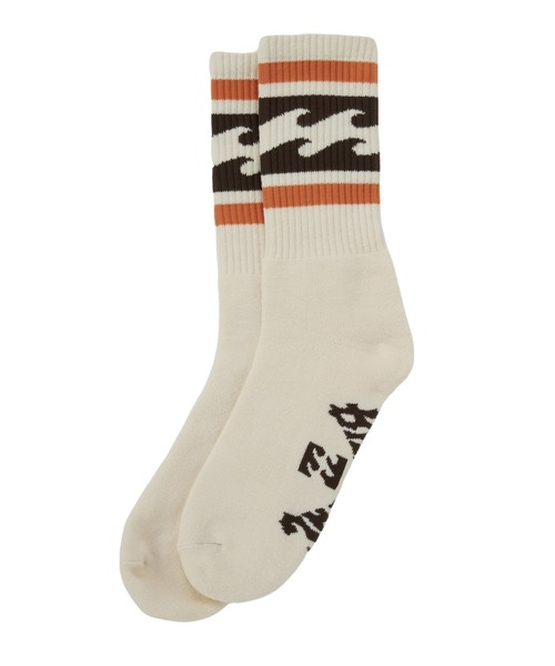 BILLABONG（ビラボン）の「BILLABONG メンズ WAVE SOCKS ソックス 【2026年春夏モデル】（ソックス/靴下・メンズ・オレンジ/ブルー/ブラック・FREE）」の3枚目の写真