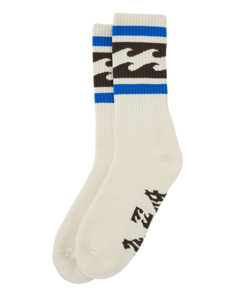 BILLABONG（ビラボン）の「BILLABONG メンズ WAVE SOCKS ソックス 【2026年春夏モデル】（ソックス/靴下・メンズ・オレンジ/ブルー/ブラック・FREE）」の2枚目の写真
