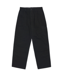 HEAVY COTTON WORK PANTS - BLACK