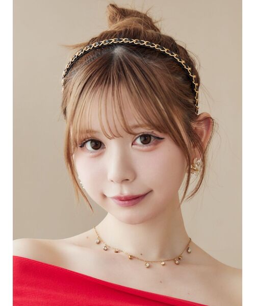 EATME（イートミー）の「ビジューチャームネックレス（ネックレス・レディース・ゴールド・FREE）」の3枚目の写真