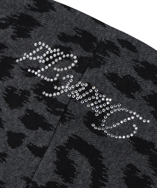 DRUNKTXT(ドランクテキスト)の「Hotfix Leopard Zip-Up Hoodie Black(パーカー・レディース・その他・FREE)」の2枚目の写真