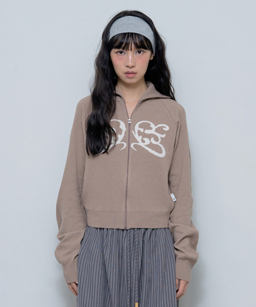 FANCY CLUB（ファンシークラブ）の「レギュラーニットジップアップ（モカ）_F24ZA962（ニット/セーター・レディース・その他・ONE）」の6枚目の写真