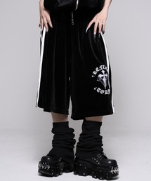 REFLEM/レフレム』スタッズ付きダメージデニムハーフパンツ（デニム