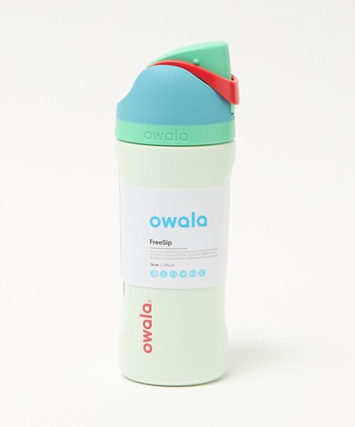 アメリカ限定 Owala 子ども用水筒 約475ml チェック柄 owala＞FREESIP ボトル/475ml（水筒）｜owala（オワラ）のファッション