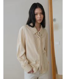 RELAXED TIE BLOUSE BUTTER