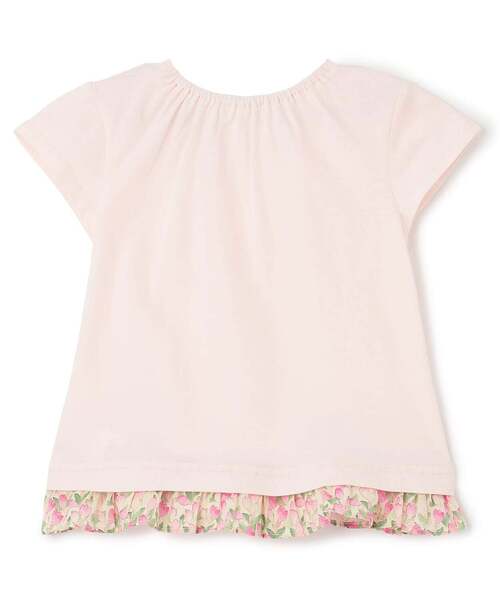 sense of wonder(センスオブワンダー)の「小花柄リボンTシャツ(Tシャツ/カットソー・キッズ・オフホワイト/ピンク・110cm/80cm)」の3枚目の写真