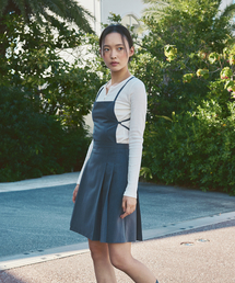 AFTERHOURS（アフターアワーズ）の「BACKLESS STRAP DRESS (CHARCOAL)（ワンピース）」