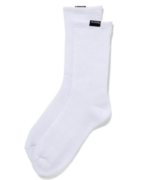 430(フォーサーティ)の「mko13576- LOOSE LONG SOX ソックス(26-051)(ソックス/靴下・メンズ・ブラック/ホワイト・FREE)」の2枚目の写真
