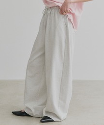 ad thie（アドティエ）の「スウェット ワイド カーブパンツ（スウェットパンツ）」