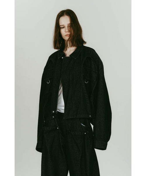rounded pocket jacket(unisex)（デニムジャケット）｜Knuth Marf