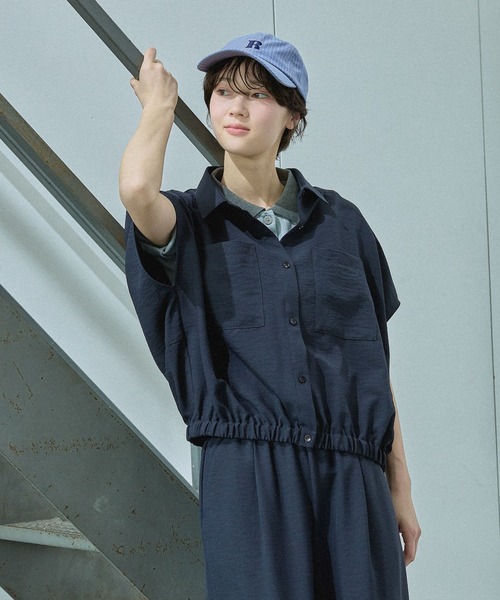 LAKOLE(ラコレ)の「ロゴストライプキャップ / 640294(キャップ・レディース・ライトブルー/オフホワイト/チャコール・FREE)」の15枚目の写真