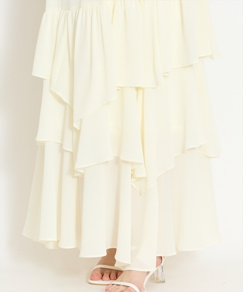 WILLSELECTION(ウィルセレクション)の「アシメティアードスカート(スカート・レディース・オフホワイト/ホワイト系その他/ブラック系その他/サックスブルー・FREE)」の9枚目の写真