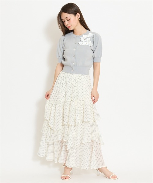 WILLSELECTION(ウィルセレクション)の「アシメティアードスカート(スカート・レディース・オフホワイト/ホワイト系その他/ブラック系その他/サックスブルー・FREE)」の20枚目の写真