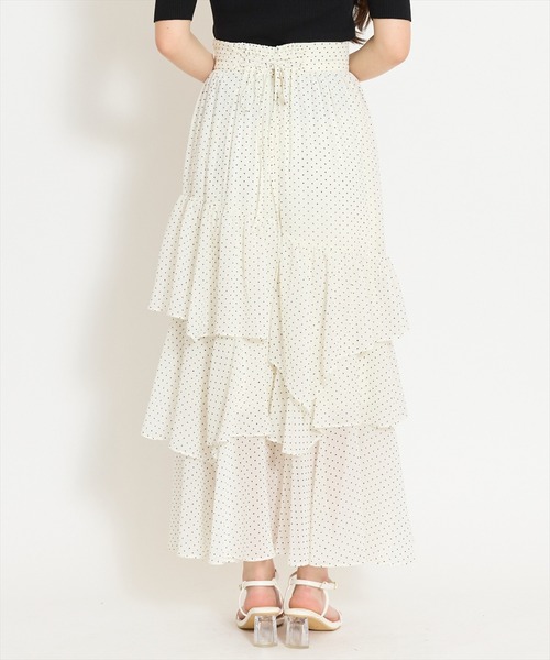 WILLSELECTION(ウィルセレクション)の「アシメティアードスカート(スカート・レディース・オフホワイト/ホワイト系その他/ブラック系その他/サックスブルー・FREE)」の15枚目の写真