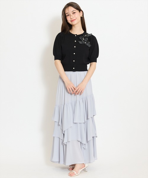 WILLSELECTION(ウィルセレクション)の「アシメティアードスカート(スカート・レディース・オフホワイト/ホワイト系その他/ブラック系その他/サックスブルー・FREE)」の22枚目の写真